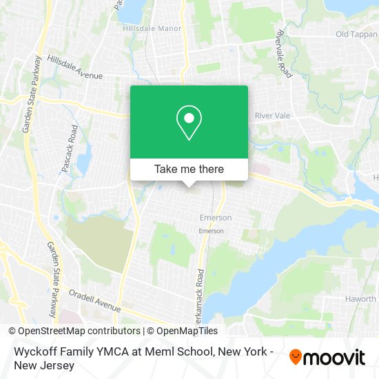 Mapa de Wyckoff Family YMCA at Meml School