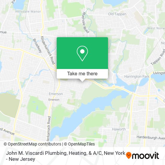 John M. Viscardi Plumbing, Heating, & A / C map