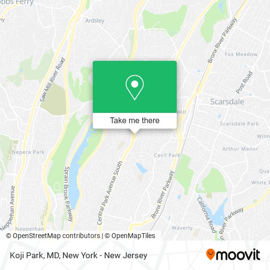 Koji Park, MD map