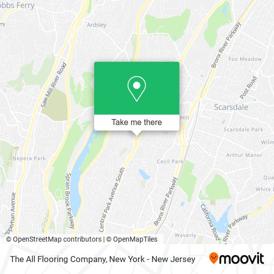 The All Flooring Company map
