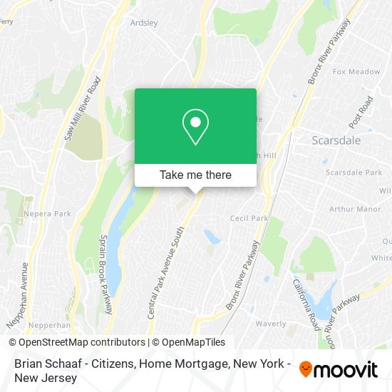Mapa de Brian Schaaf - Citizens, Home Mortgage