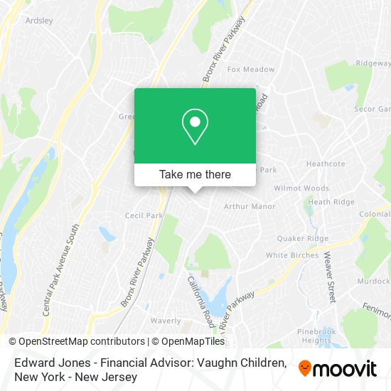 Mapa de Edward Jones - Financial Advisor: Vaughn Children