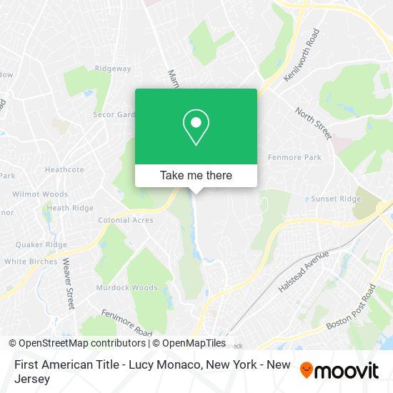 First American Title - Lucy Monaco map