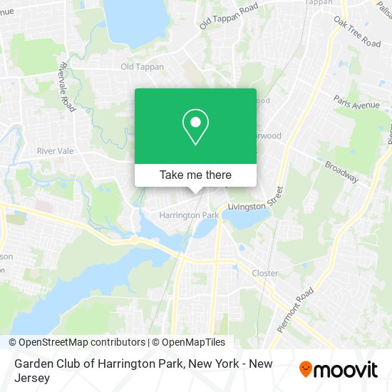 Garden Club of Harrington Park map