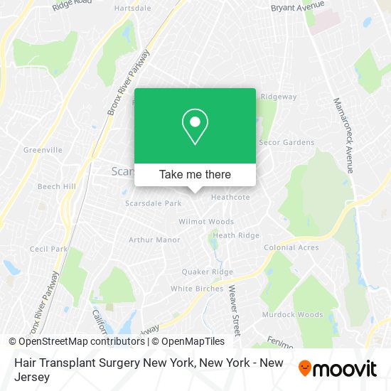 Mapa de Hair Transplant Surgery New York