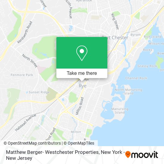 Matthew Berger- Westchester Properties map