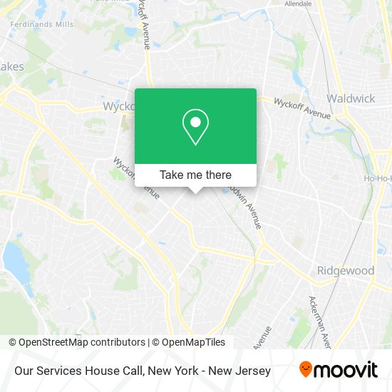 Our Services House Call map