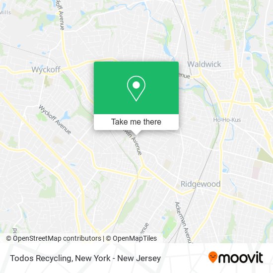 Todos Recycling map