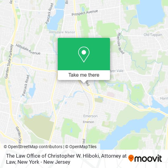 Mapa de The Law Office of Christopher W. Hliboki, Attorney at Law