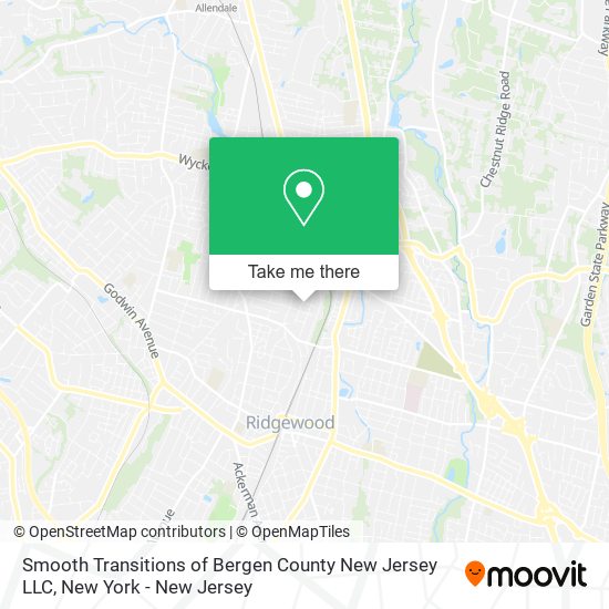 Smooth Transitions of Bergen County New Jersey LLC map