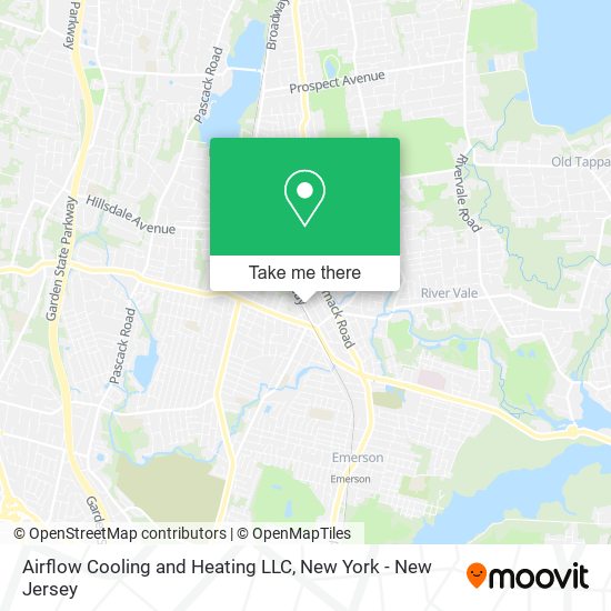 Airflow Cooling and Heating LLC map