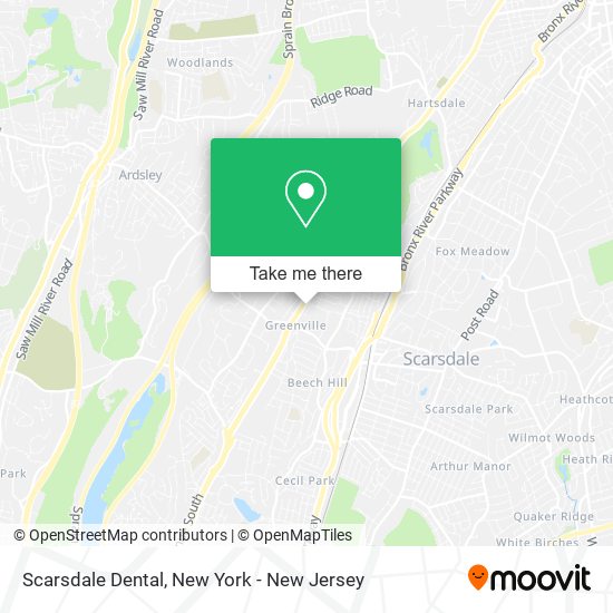 Mapa de Scarsdale Dental