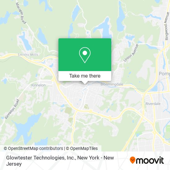 Glowtester Technologies, Inc. map