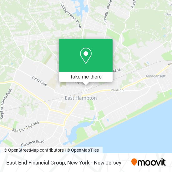 East End Financial Group map