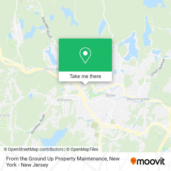 From the Ground Up Property Maintenance map