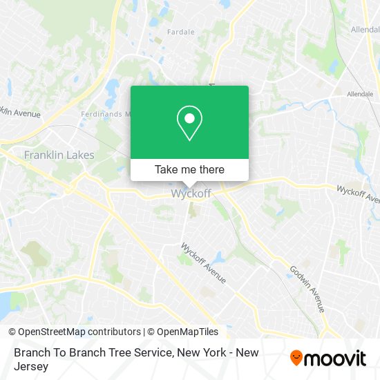 Mapa de Branch To Branch Tree Service