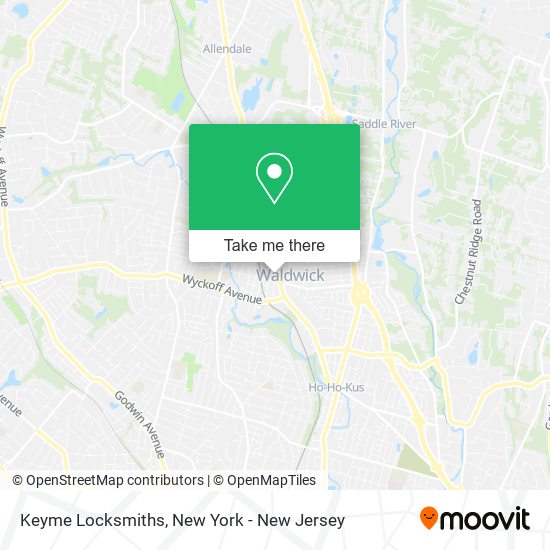 Mapa de Keyme Locksmiths