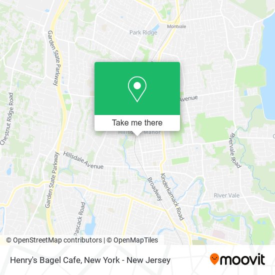 Mapa de Henry's Bagel Cafe