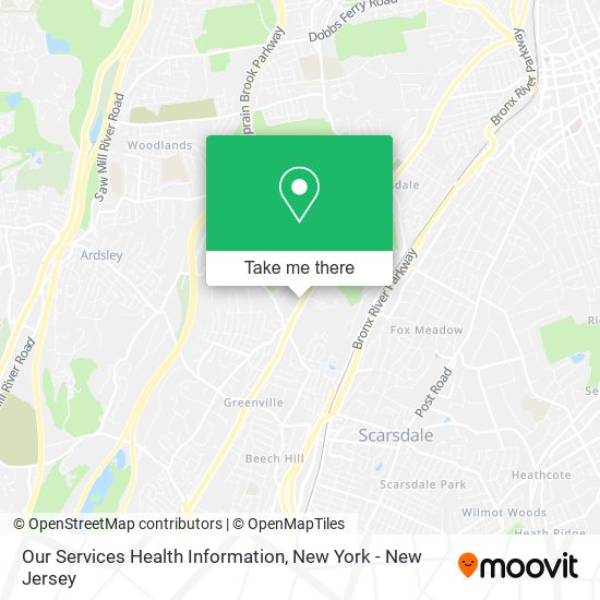 Mapa de Our Services Health Information
