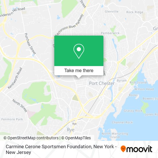 Carmine Cerone Sportsmen Foundation map