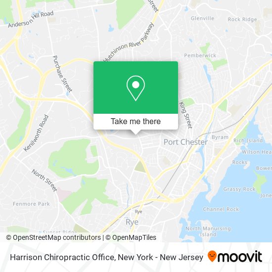 Harrison Chiropractic Office map