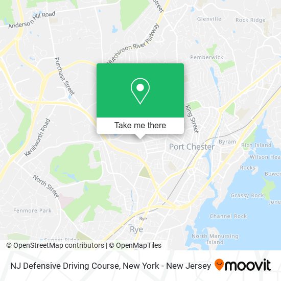 Mapa de NJ Defensive Driving Course
