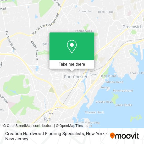 Creation Hardwood Flooring Specialists map