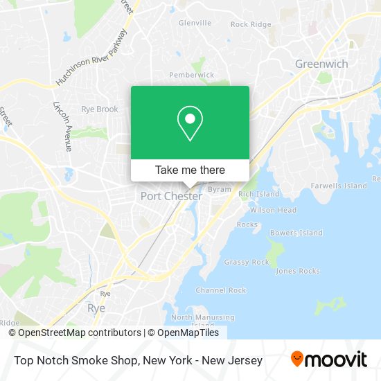 Mapa de Top Notch Smoke Shop