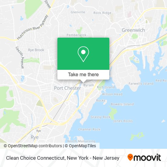 Clean Choice Connecticut map