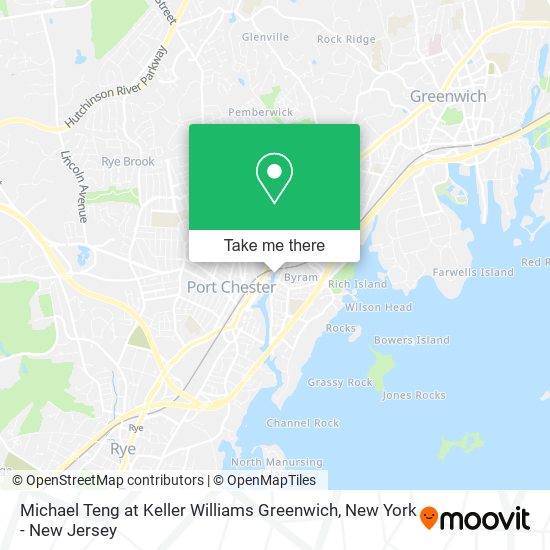 Michael Teng at Keller Williams Greenwich map