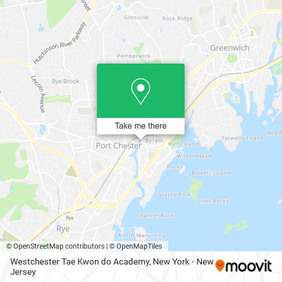 Mapa de Westchester Tae Kwon do Academy