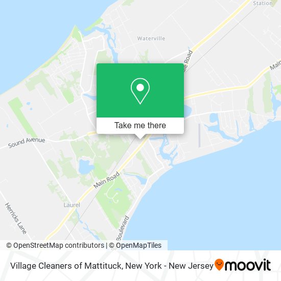 Village Cleaners of Mattituck map