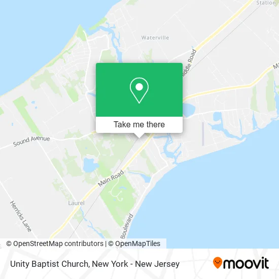 Unity Baptist Church map