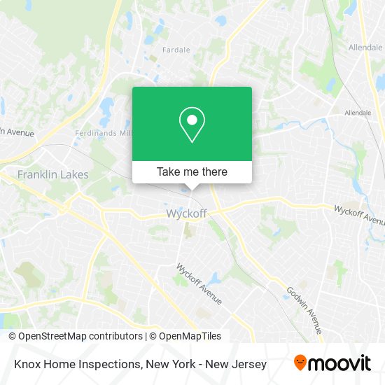 Knox Home Inspections map
