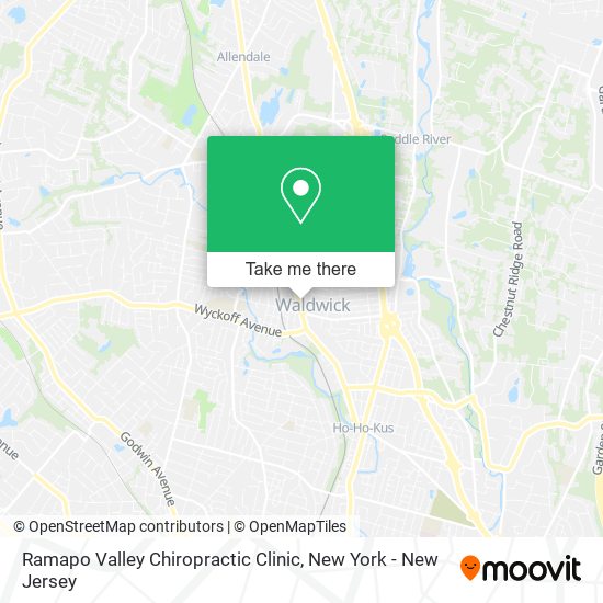 Ramapo Valley Chiropractic Clinic map