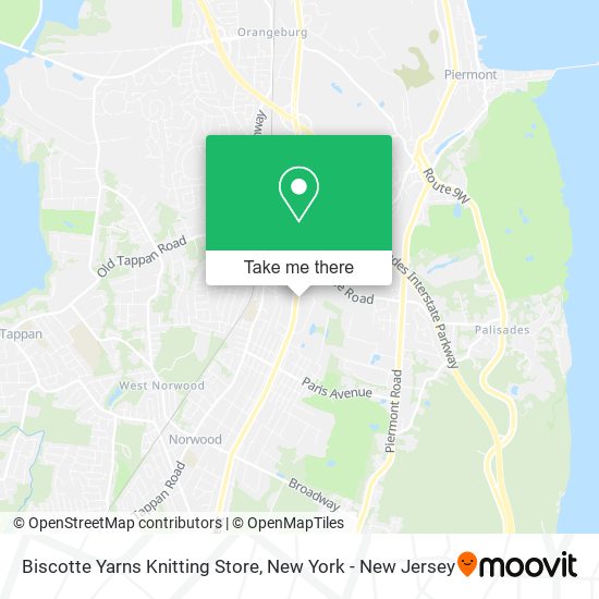 Biscotte Yarns Knitting Store map