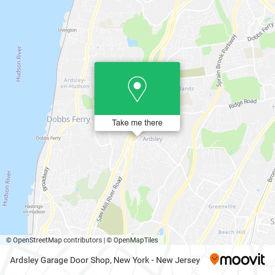 Ardsley Garage Door Shop map