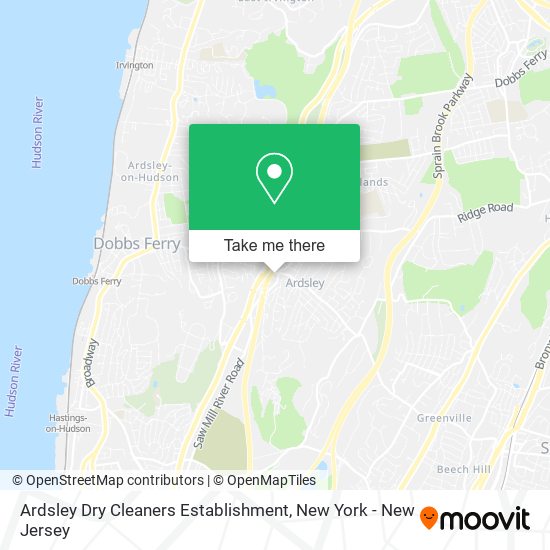 Ardsley Dry Cleaners Establishment map