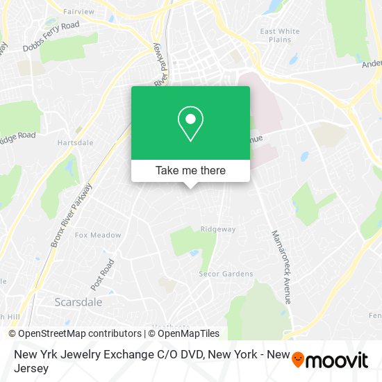 New Yrk Jewelry Exchange C / O DVD map