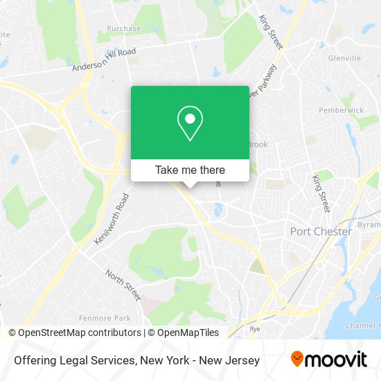Offering Legal Services map