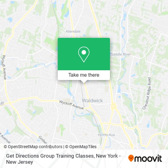 Get Directions Group Training Classes map