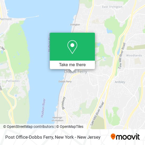 Post Office-Dobbs Ferry map