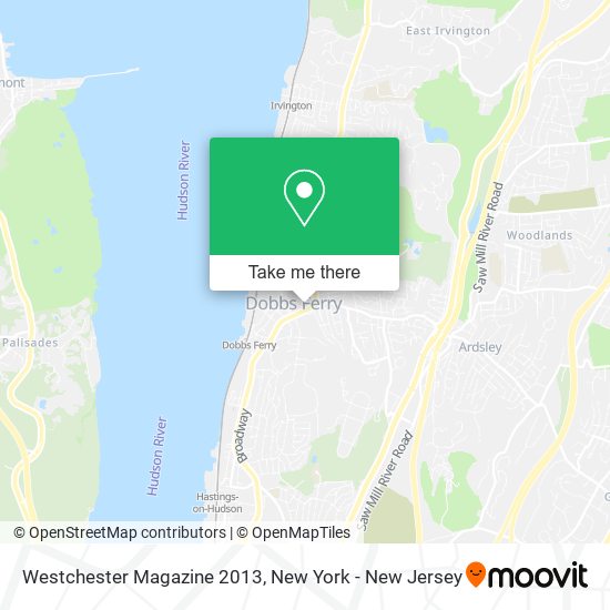 Westchester Magazine 2013 map