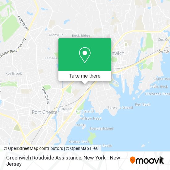 Greenwich Roadside Assistance map