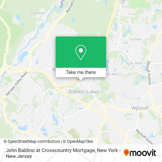 John Baldino at Crosscountry Mortgage map
