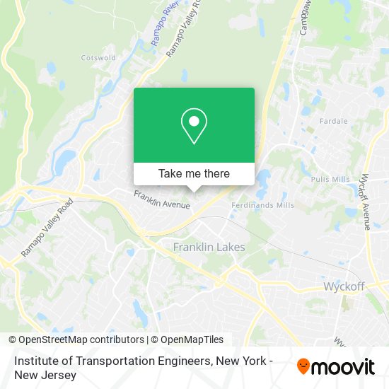 Institute of Transportation Engineers map