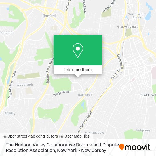 Mapa de The Hudson Valley Collaborative Divorce and Dispute Resolution Association
