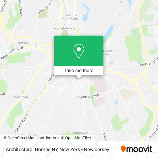 Mapa de Architectural Homes NY