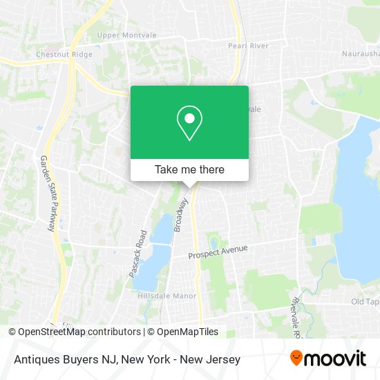 Antiques Buyers NJ map