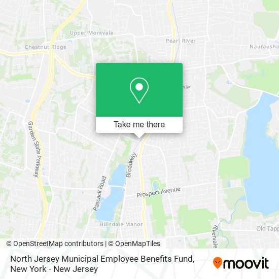 Mapa de North Jersey Municipal Employee Benefits Fund